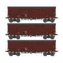 Set mit 3 gedeckten Güterwagen, TP. SNCF.