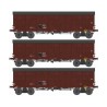 Set di 3 carri merci coperti, TP. SNCF.