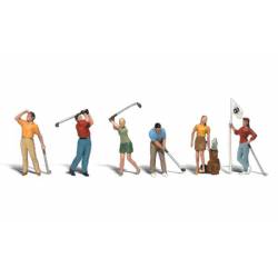 Jogadores de golfe.