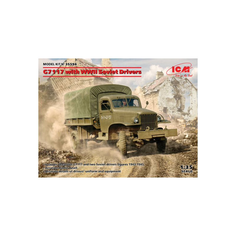 G7117 con autisti sovietici della seconda guerra mondiale.