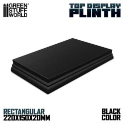 Rectangular plinth 22x15cm.
