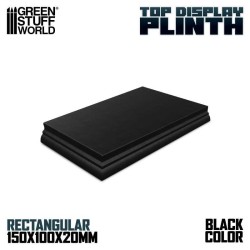 Rectangular plinth 15x10cm.