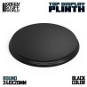 Round Plinth 24 cm, Black.