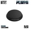 Round Plinth 13 cm, Black.