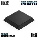 Square plinth 10x10cm.