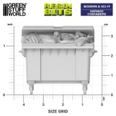 Conteneurs à ordures.