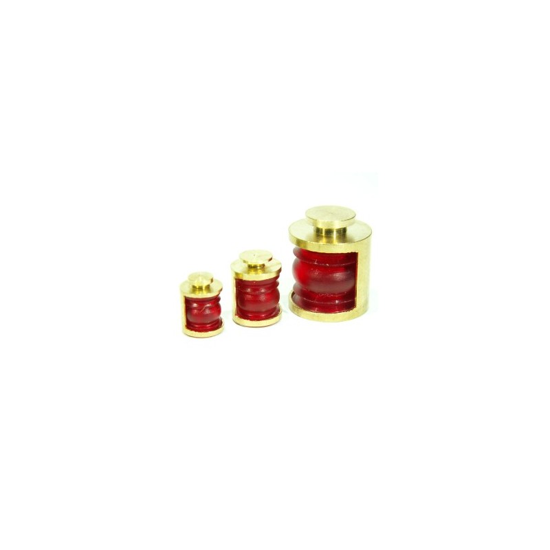 Ship lamp, red. 7 mm (x4). RB 021-07