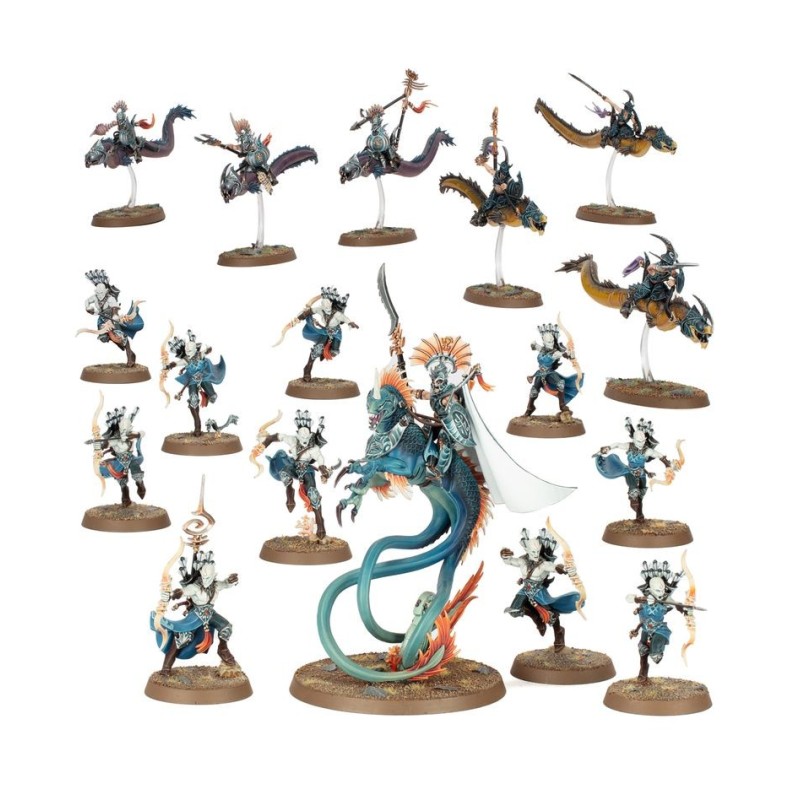 warhammer Idoneth Deepkin ジャンクセット GAMES WORKSHOP 70-873 Spearhead: Idoneth Deepkin – Akhelian Tide
