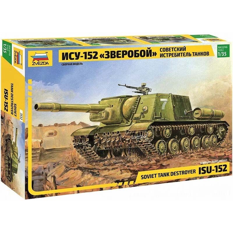 Sowjetischer Zerstörer ISU-152. Sowjetischer Zerstörer ISU-152.
