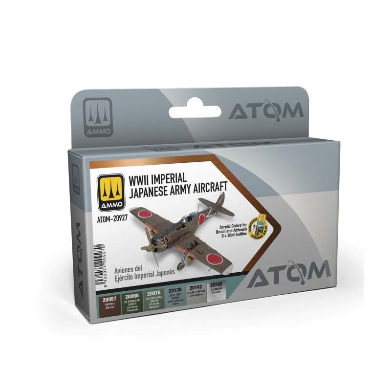 Ensemble de couleurs d’avion de l’armée impériale.