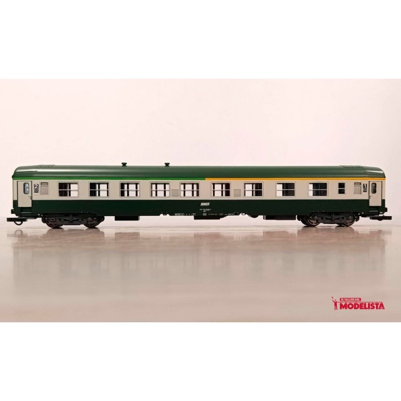Lot de 3 voitures SNCF UIC vertes échelle N - Modélisme