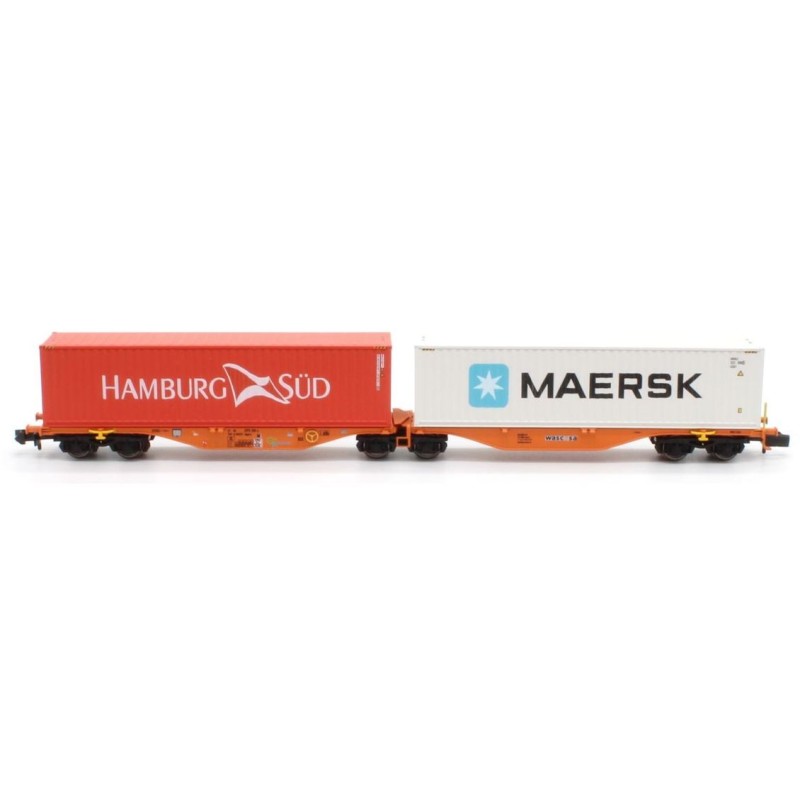 Sggrss 80' GO Transport Wascosa Container-Plattform.