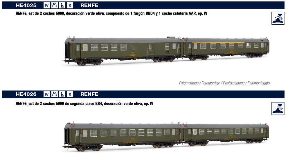 Coches 5000 Electrotren