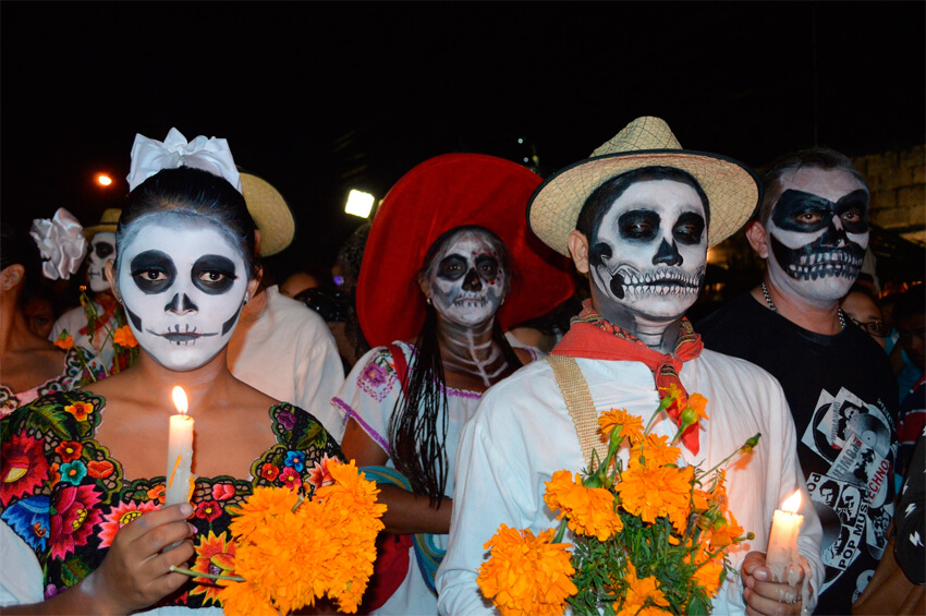 Halloween en Mexico dia muertos
