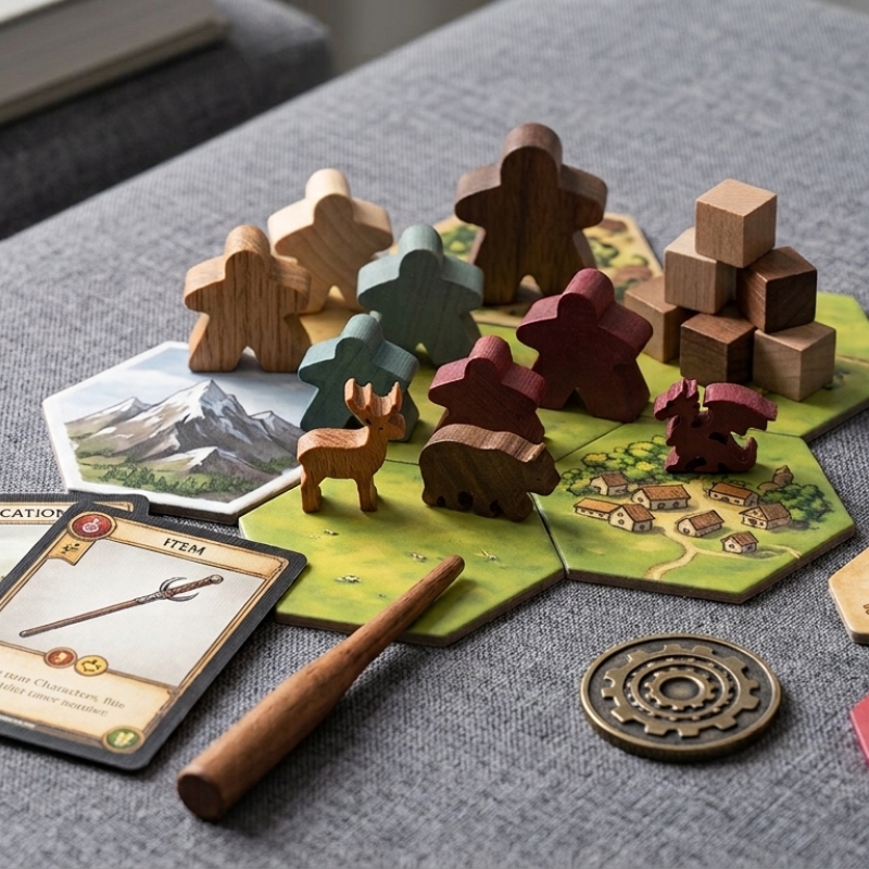 Board game components: what they are and how they influence mechanics