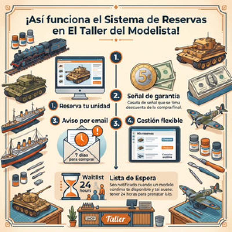 ¡Así funciona el Sistema de Reservas en El Taller del Modelista!